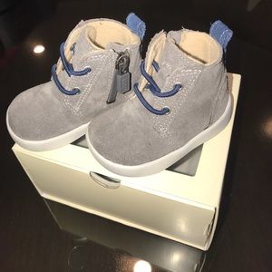 Baby Boy Ugg Grey/Navy Boot Size 0-1